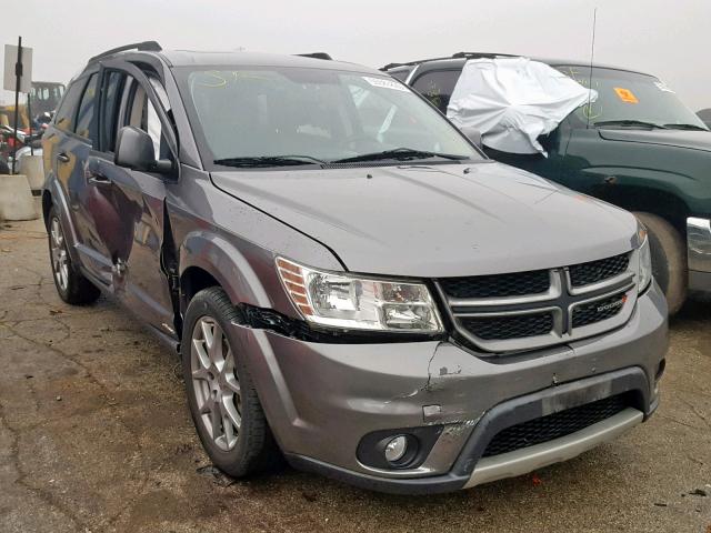 3C4PDCEG6DT545042 - 2013 DODGE JOURNEY R/ GRAY photo 1