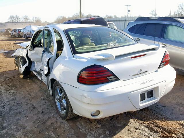 1G2NF52F93C202295 - 2003 PONTIAC GRAND AM S WHITE photo 3