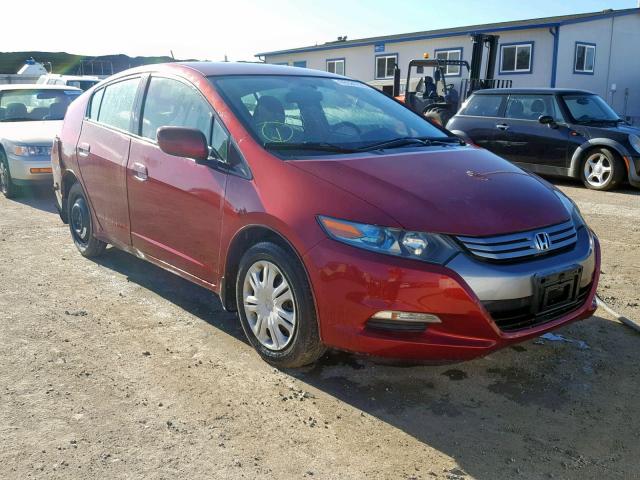 JHMZE2H58AS020831 - 2010 HONDA INSIGHT LX RED photo 1