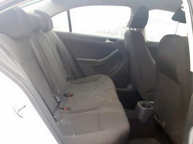 3VW2K7AJ0DM209810 - 2013 VOLKSWAGEN JETTA BASE 白色 照片 6