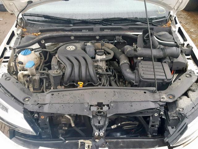 3VW2K7AJ0DM209810 - 2013 VOLKSWAGEN JETTA BASE 白色 照片 7