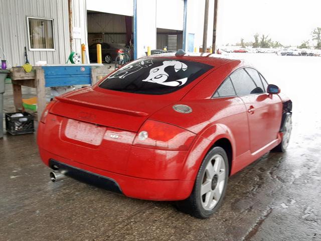 TRUTC28NXY1064641 - 2000 AUDI TT NEIMAN RED photo 4