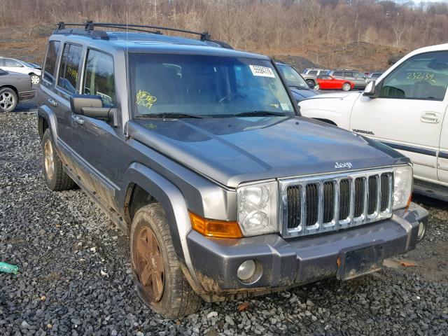 1J8HG48K97C573704 - 2007 JEEP COMMANDER GRAY photo 1