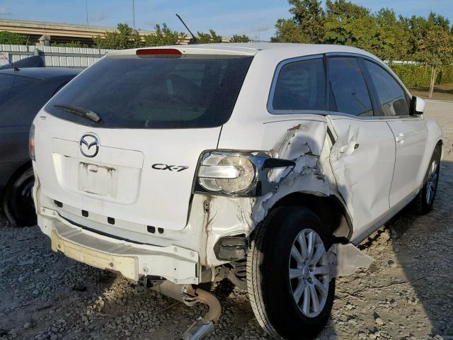 JM3ER2W51A0337313 - 2010 MAZDA CX-7 WHITE photo 4