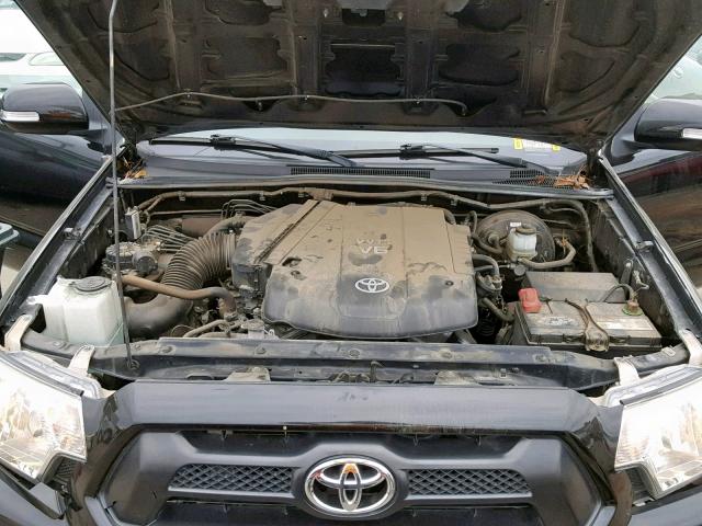 5TFTU4CN7CX001383 - 2012 TOYOTA TACOMA X-R BLACK photo 7