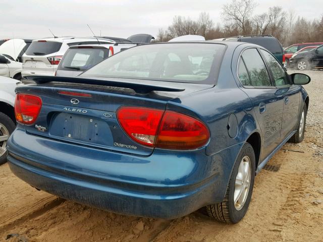 1G3NL52F23C230279 - 2003 OLDSMOBILE ALERO GL BLUE photo 4