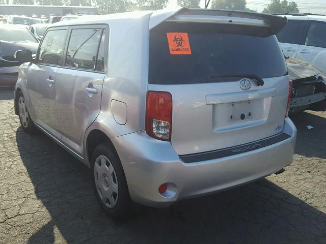 JTLZE4FE7C1144781 - 2012 TOYOTA SCION XB 银色 照片 3