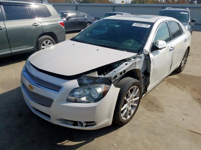 1G1ZE5E72AF123334 - 2010 CHEVROLET MALIBU LTZ თეთრი ფოტო 2