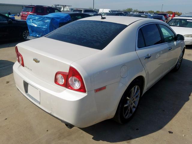 1G1ZE5E72AF123334 - 2010 CHEVROLET MALIBU LTZ თეთრი ფოტო 4