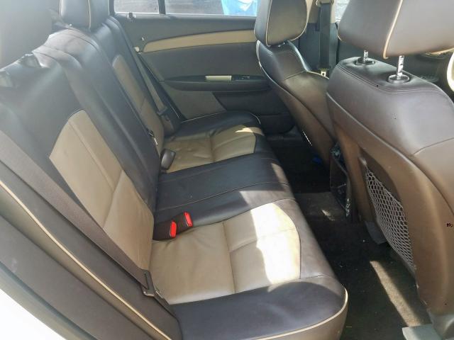 1G1ZE5E72AF123334 - 2010 CHEVROLET MALIBU LTZ თეთრი ფოტო 6