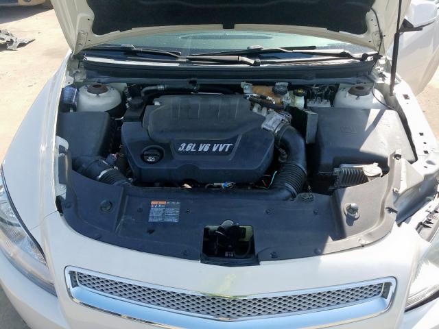 1G1ZE5E72AF123334 - 2010 CHEVROLET MALIBU LTZ თეთრი ფოტო 7