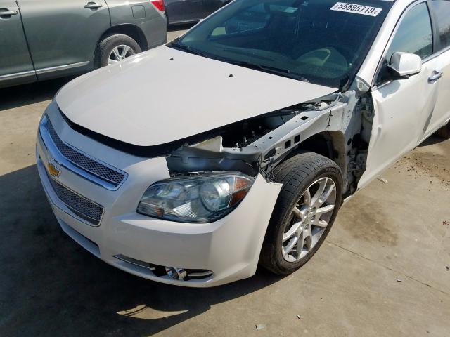 1G1ZE5E72AF123334 - 2010 CHEVROLET MALIBU LTZ თეთრი ფოტო 9