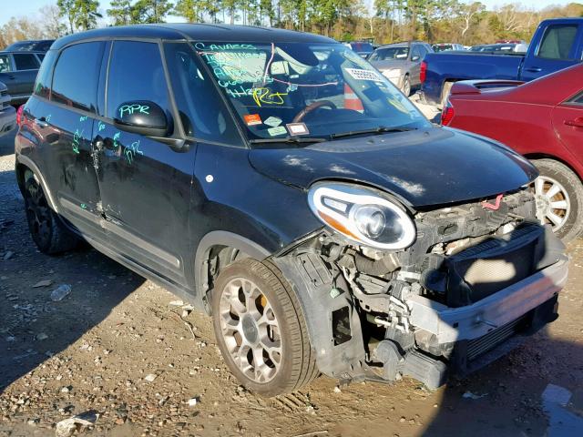 ZFBCFADH8EZ008662 - 2014 FIAT 500L TREKK BLACK photo 1