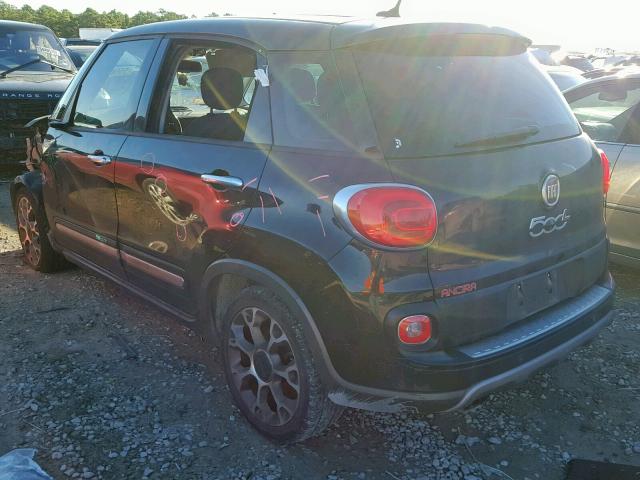 ZFBCFADH8EZ008662 - 2014 FIAT 500L TREKK BLACK photo 3