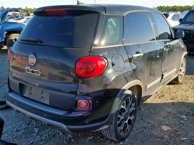 ZFBCFADH8EZ008662 - 2014 FIAT 500L TREKK BLACK photo 4