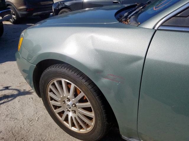 1MEHM42137G612536 - 2007 MERCURY MONTEGO PR 绿色 照片 9