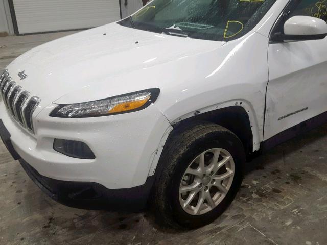 1C4PJMCS3GW367093 - 2016 JEEP CHEROKEE L WHITE photo 9