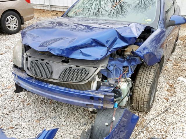 1G2AL15F377163956 - 2007 PONTIAC G5 BLUE photo 9
