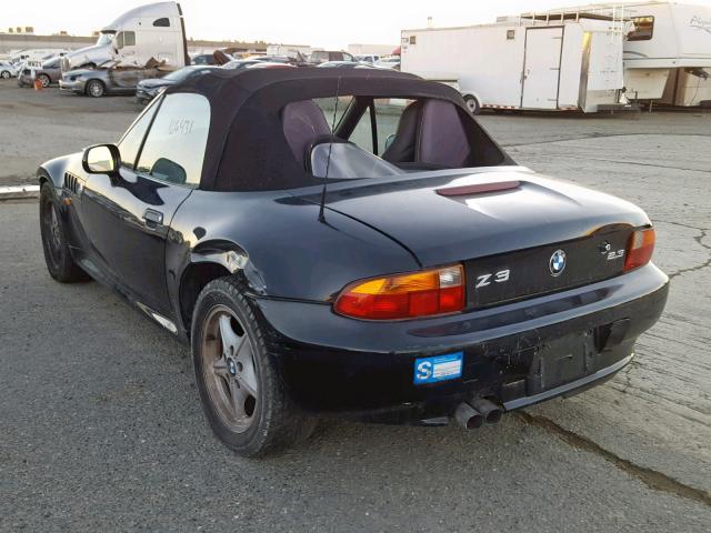 4USCH9335XLF80884 - 1999 BMW Z3 2.3 BLACK photo 3