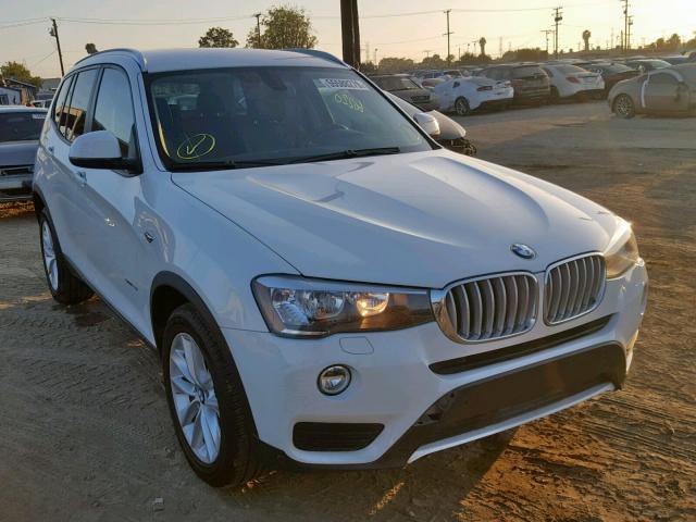 5UXWZ7C54H0U47392 - 2017 BMW X3 SDRIVE2 WHITE photo 1