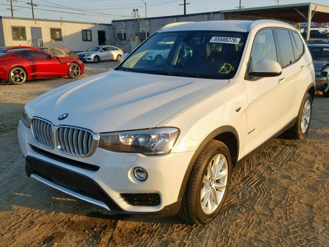5UXWZ7C54H0U47392 - 2017 BMW X3 SDRIVE2 WHITE photo 2