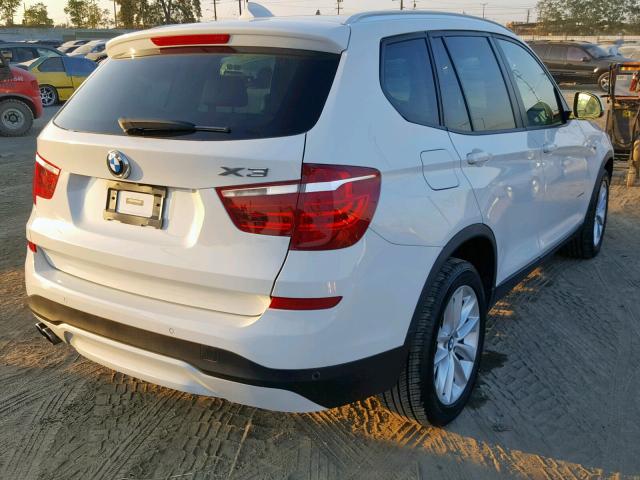 5UXWZ7C54H0U47392 - 2017 BMW X3 SDRIVE2 WHITE photo 4