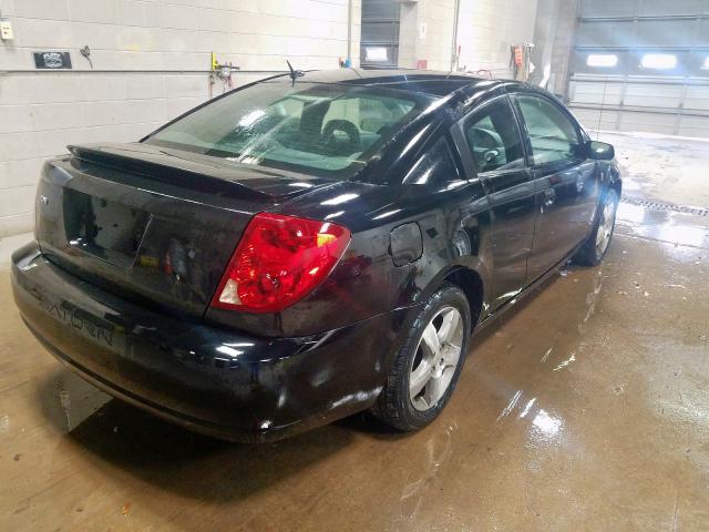 1G8AW15FX7Z118823 - 2007 SATURN ION LEVEL BLACK photo 4