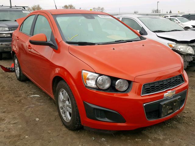 1G1JB5SH0C4175790 - 2012 CHEVROLET SONIC LS 橙色 照片 1