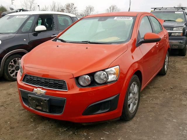 1G1JB5SH0C4175790 - 2012 CHEVROLET SONIC LS 橙色 照片 2