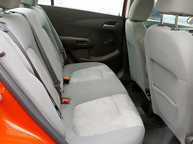 1G1JB5SH0C4175790 - 2012 CHEVROLET SONIC LS 橙色 照片 6