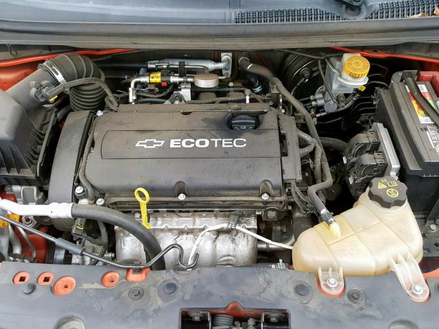 1G1JB5SH0C4175790 - 2012 CHEVROLET SONIC LS 橙色 照片 7