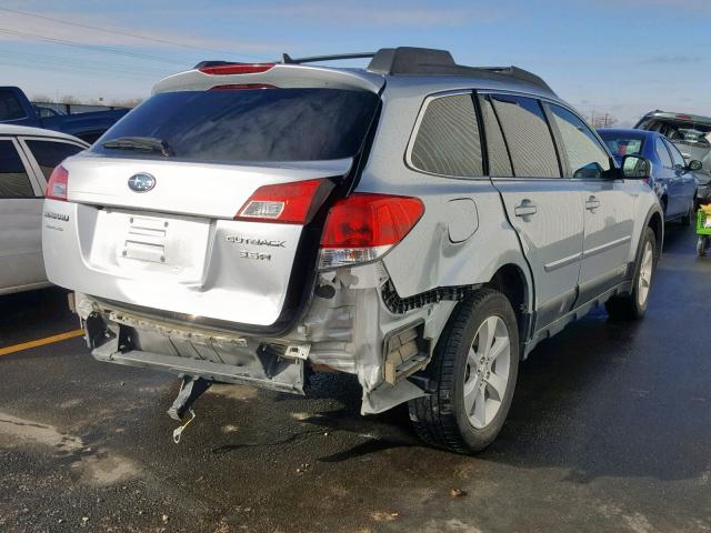 4S4BRDPC8D2244054 - 2013 SUBARU OUTBACK 3. SILVER photo 4