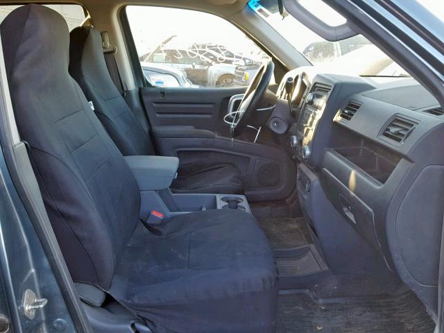 2HJYK16328H508154 - 2008 HONDA RIDGELINE BLUE photo 5