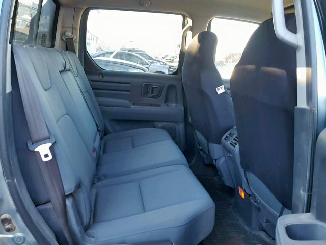 2HJYK16328H508154 - 2008 HONDA RIDGELINE BLUE photo 6