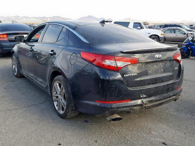 5XXGR4A66DG099023 - 2013 KIA OPTIMA SX BLACK photo 3