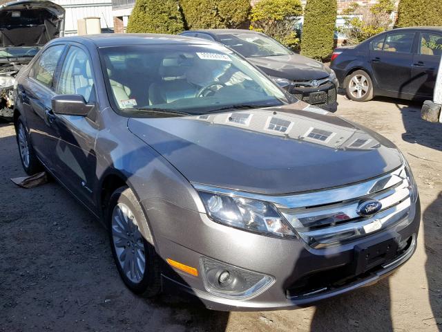 3FADP0L34AR153927 - 2010 FORD FUSION HYB GRAY photo 1