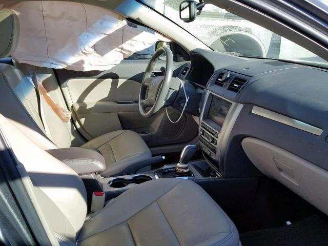 3FADP0L34AR153927 - 2010 FORD FUSION HYB GRAY photo 5