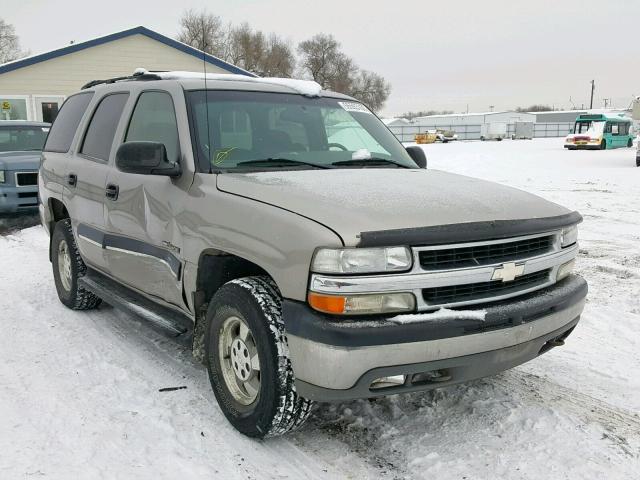 1GNEK13Z02J210599 - 2002 CHEVROLET TAHOE LS TAN photo 1