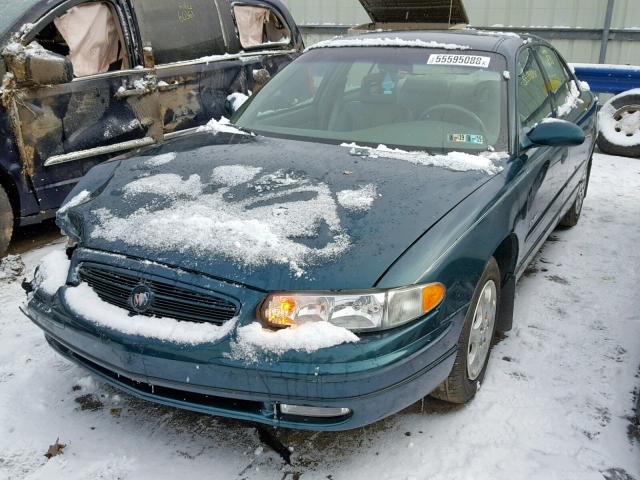 2G4WB55KX11272990 - 2001 BUICK REGAL LS GREEN photo 2
