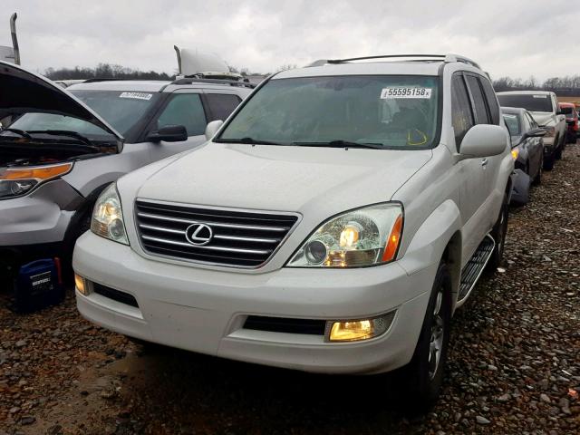 JTJBT20XX80150926 - 2008 LEXUS GX 470 WHITE photo 2