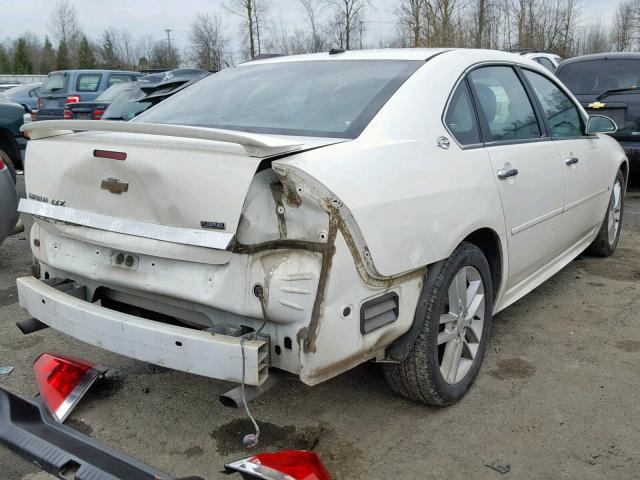 2G1WU57M391212115 - 2009 CHEVROLET IMPALA LTZ WHITE photo 4