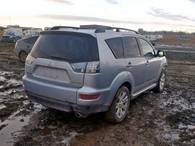 JA4JT3AW7DU024708 - 2013 MITSUBISHI OUTLANDER SILVER photo 4