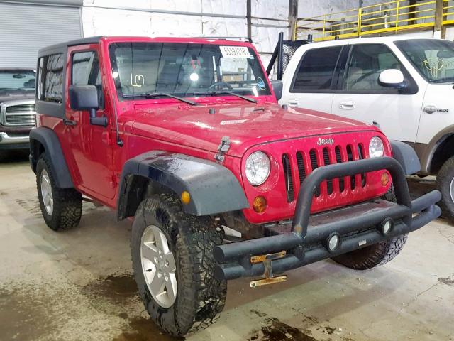 1C4AJWAG7DL702188 - 2013 JEEP WRANGLER S RED photo 1