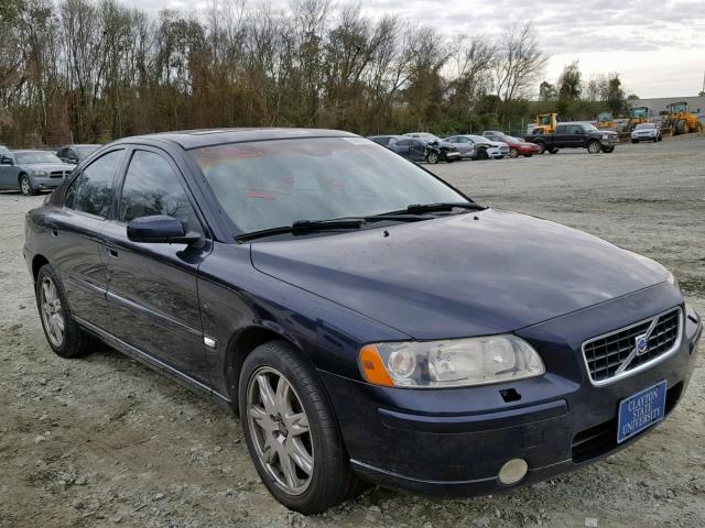 YV1RS592862551626 - 2006 VOLVO S60 2.5T BLUE photo 1