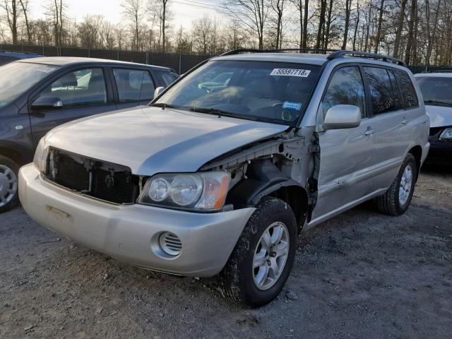 JTEGF21AX10024173 - 2001 TOYOTA HIGHLANDER SILVER photo 9