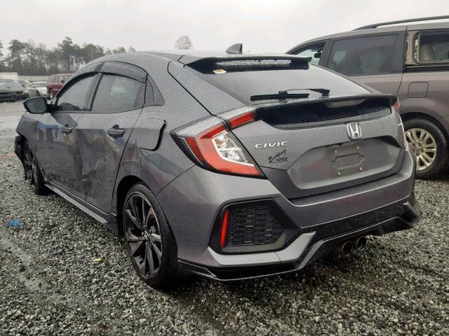 SHHFK7H44HU218720 - 2017 HONDA CIVIC SPOR GRAY photo 3