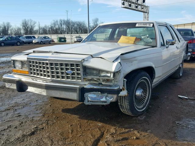 2FABP42F9FX138559 - 1985 FORD LTD CROWN WHITE photo 2