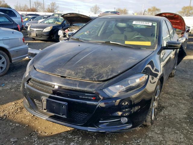 1C3CDFBA6DD309212 - 2013 DODGE DART SXT BLACK photo 2