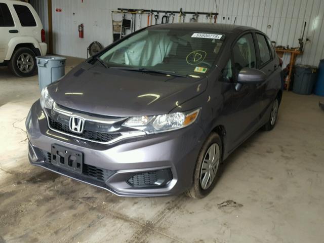 3HGGK5G47KM703966 - 2019 HONDA FIT LX GRAY photo 2