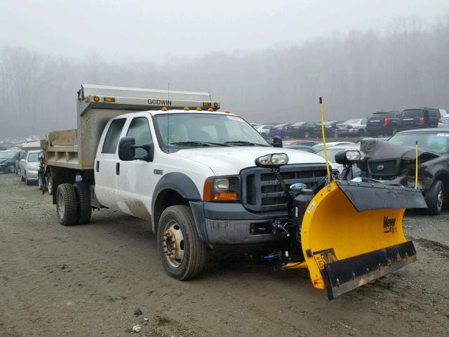 1FDAW57P06EC74440 - 2006 FORD F550 SUPER WHITE photo 1